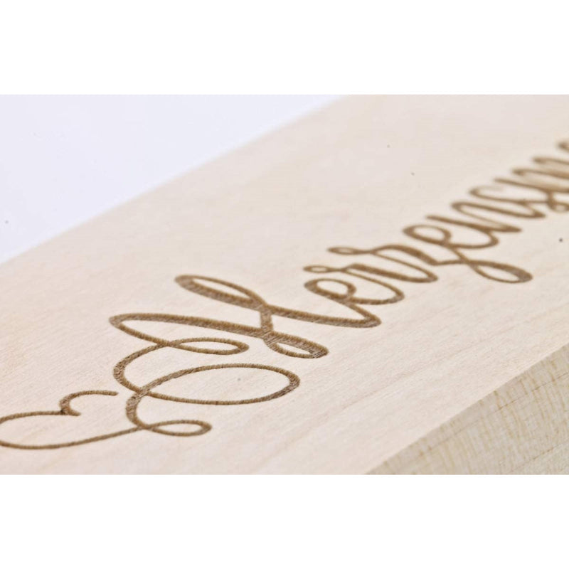 Holz-Kugelschreiber mit Gravur "Herzensmensch" in Geschenk-Schachtel