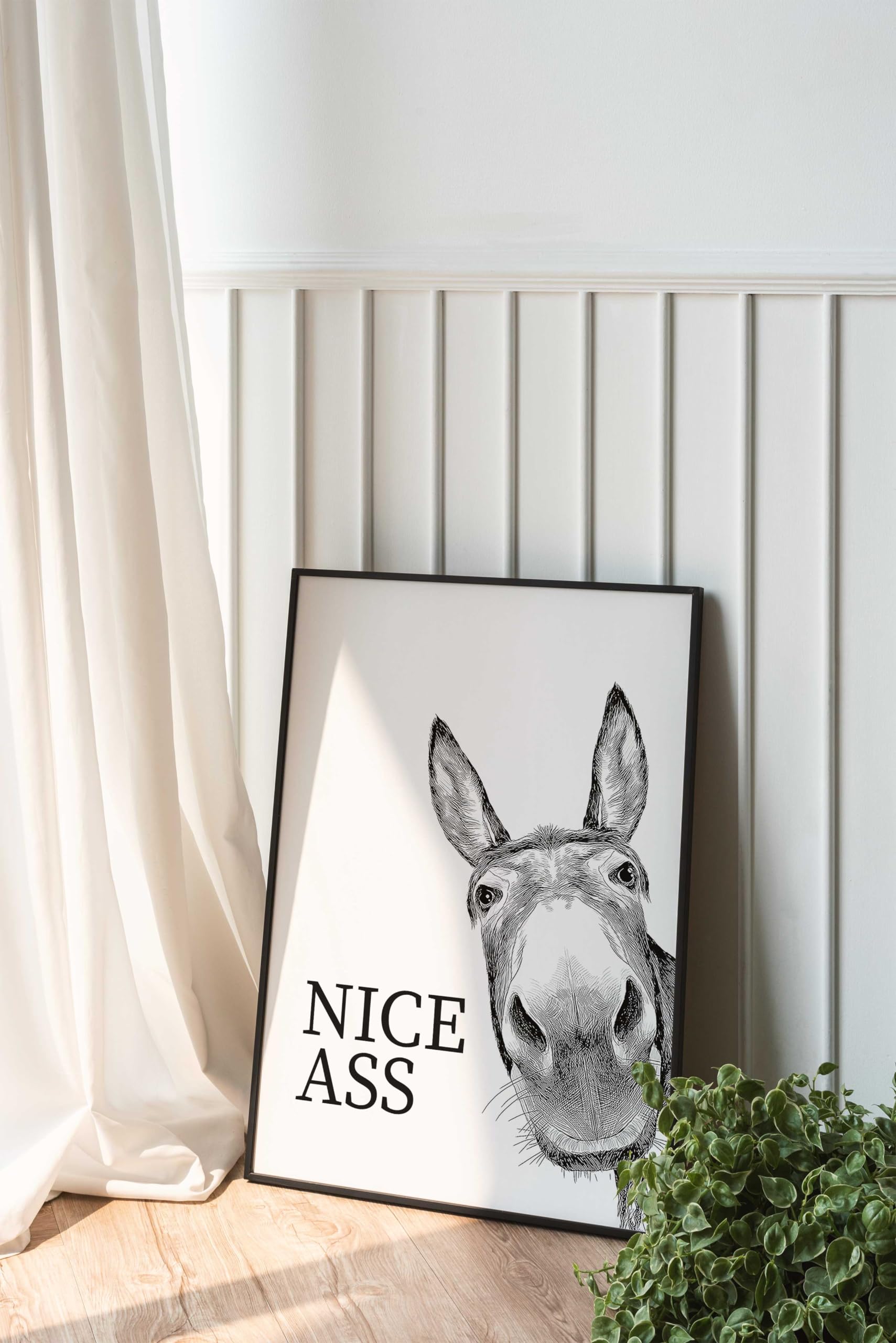 FORYOU24 Badezimmer Deko Bilder | hochwertiger Kunstdruck | schwarz weiß Wandbilder | WC Deko | Premium Druck