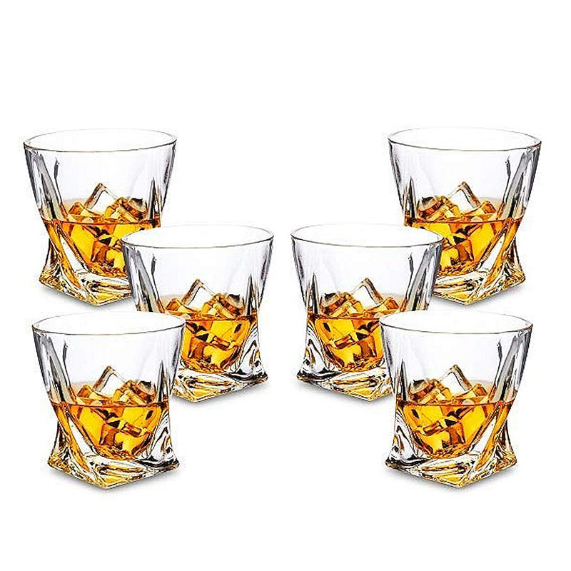 FORYOU24 6er Set Noblesse Kristalglas Whisky Gläser Set Glas Set Whiskybecher