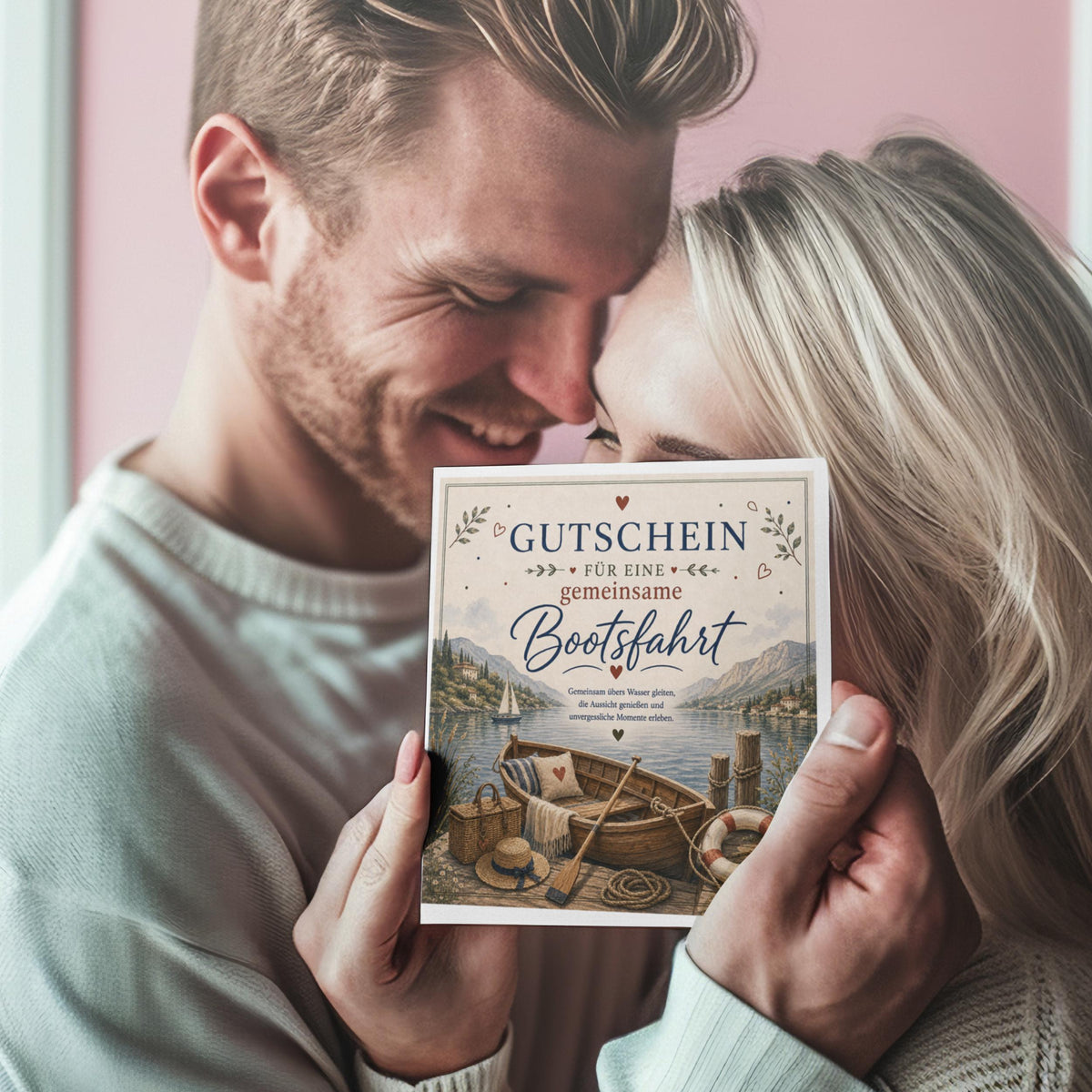 Gutschein Bootsfahrt – Gutscheinkarte für gemeinsame Bootstour