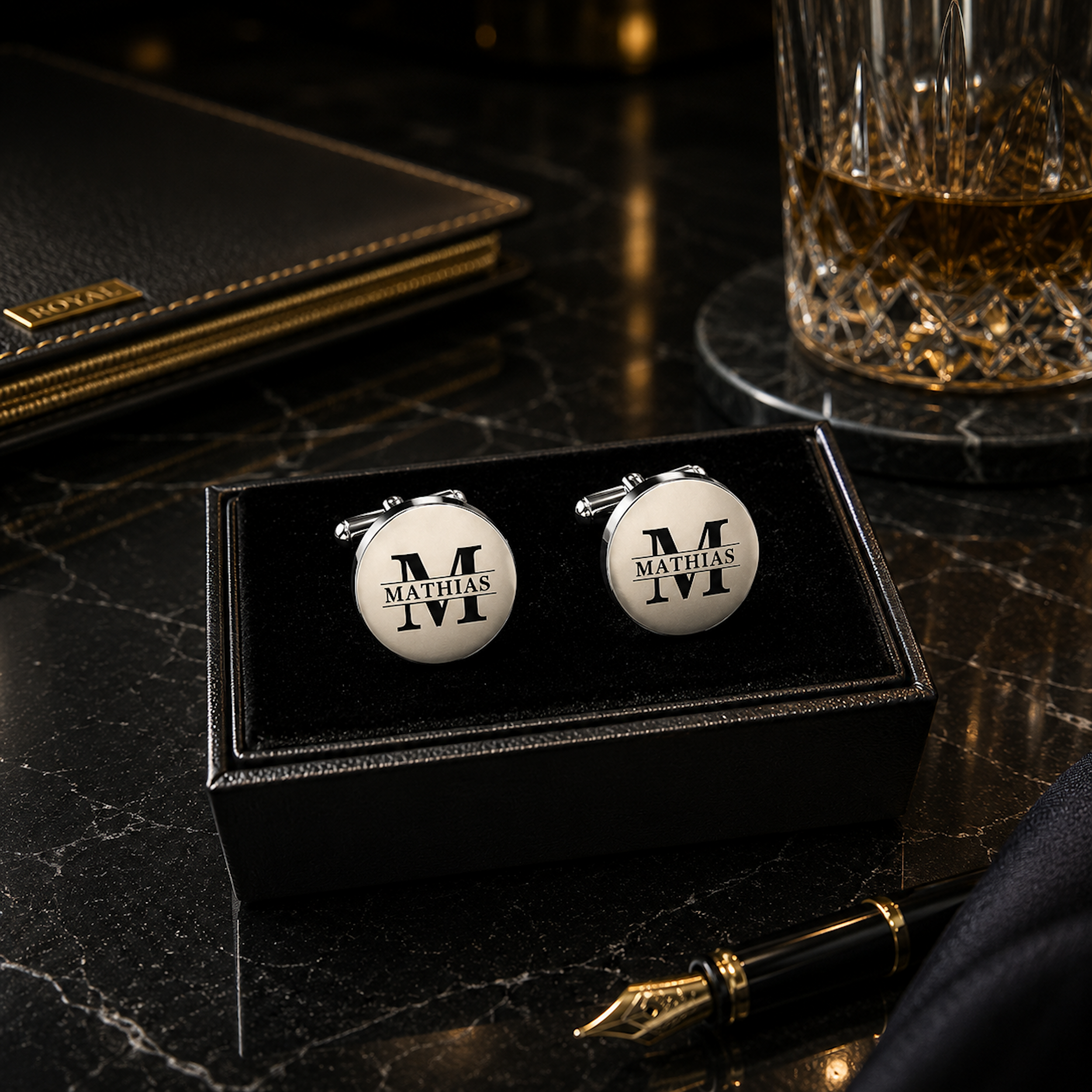 Personalisierte Manschettenknöpfe zur Hochzeit – Dein Monogramm für den besonderen Tag