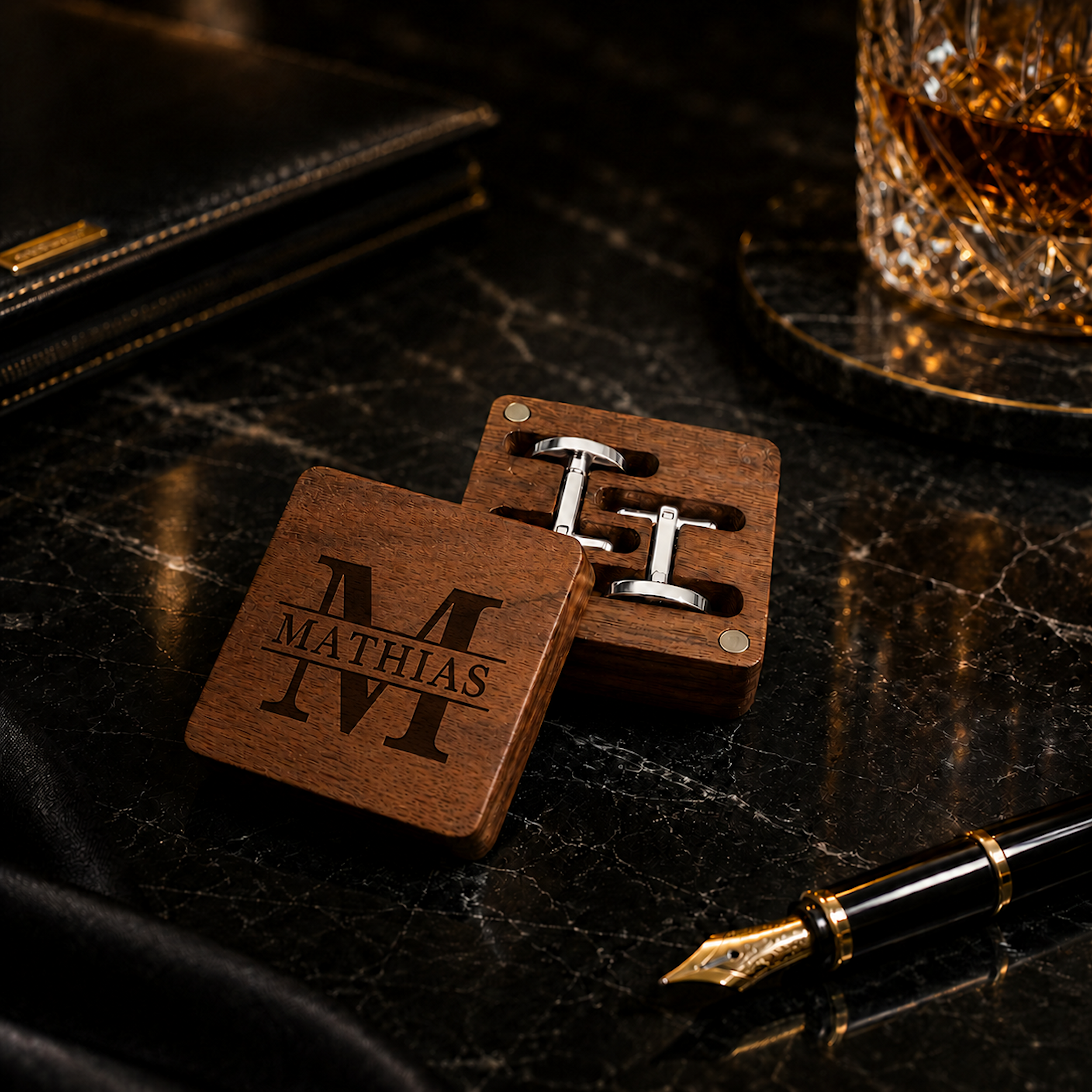 Personalisierte Manschettenknöpfe zur Hochzeit – Dein Monogramm für den besonderen Tag