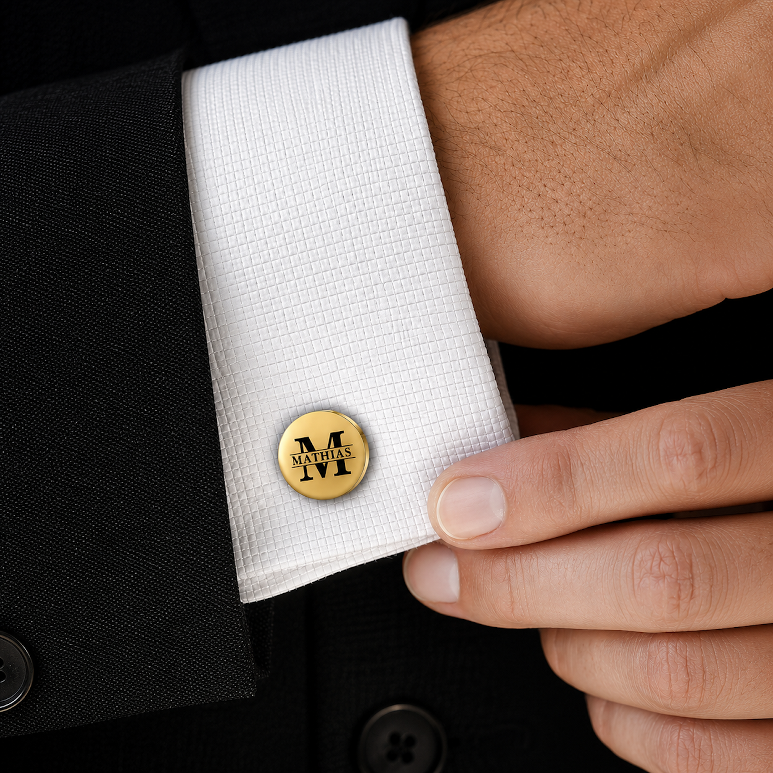 Personalisierte Manschettenknöpfe zur Hochzeit – Dein Monogramm für den besonderen Tag