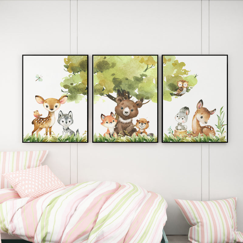 Kinderposter Woodland Friends foryou24.de