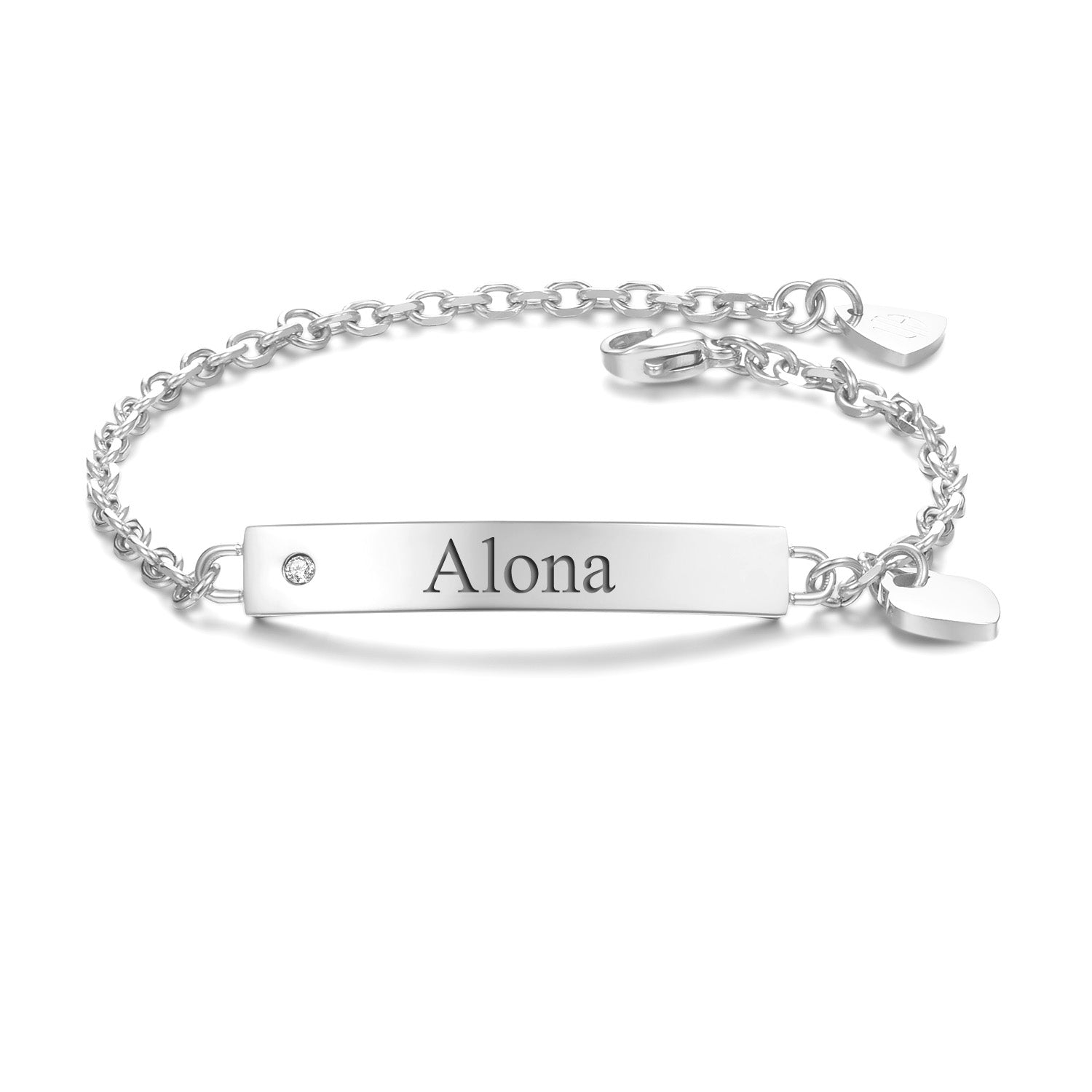 Little Zirkonia Armband mit Gravur