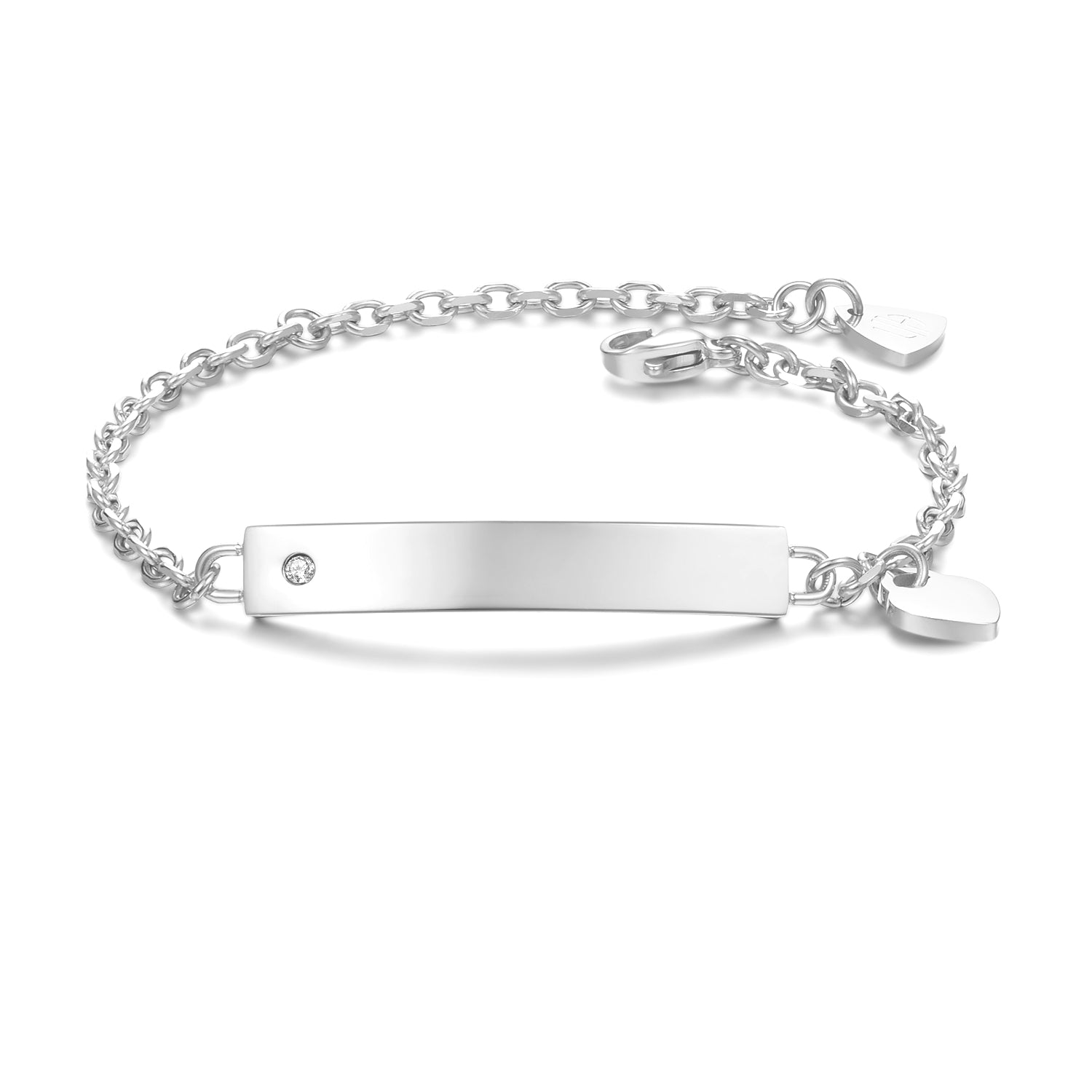 Little Zirkonia Armband mit Gravur