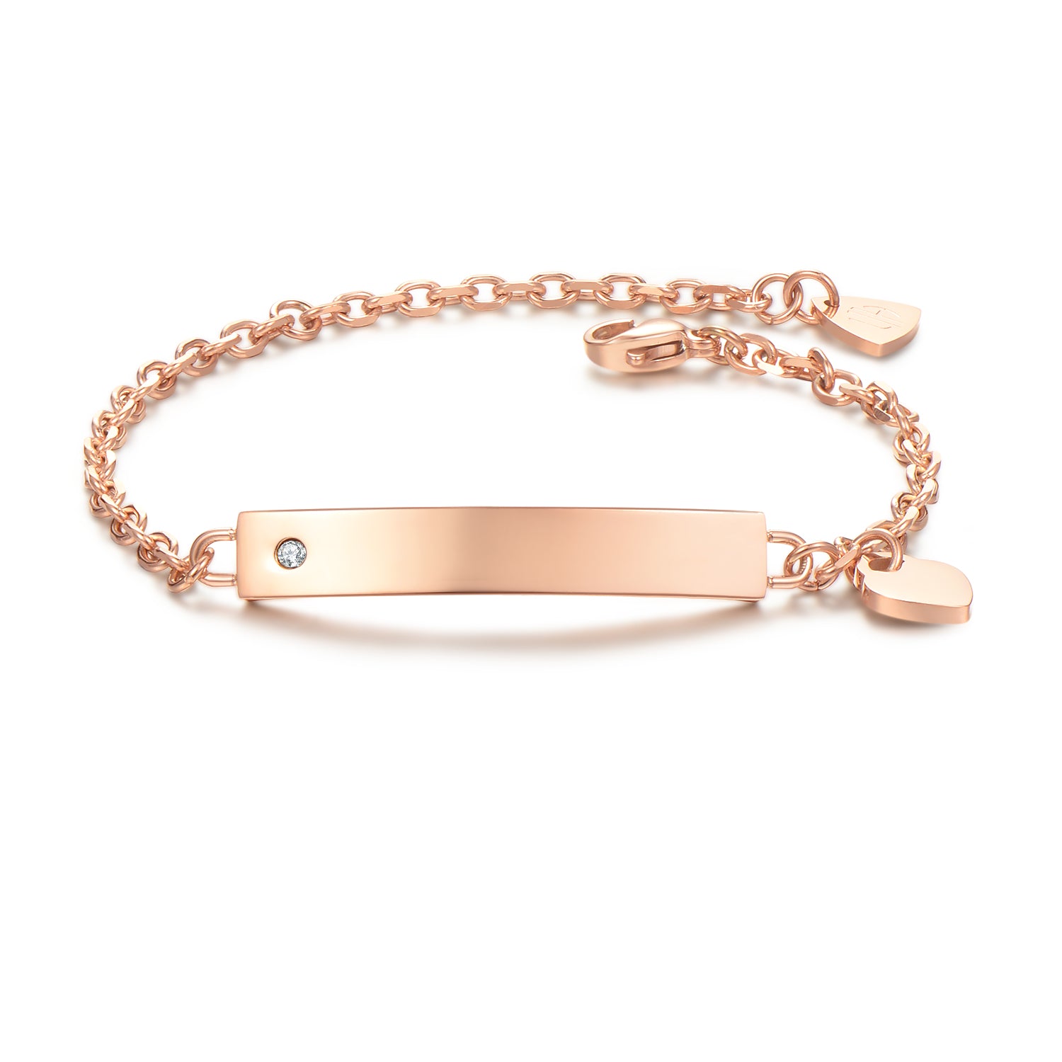 Little Zirkonia Armband mit Gravur
