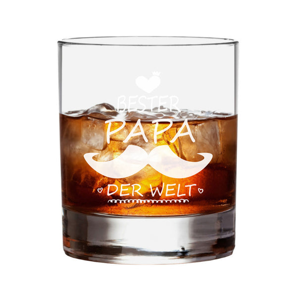 Whiskeyglas Leonardo "Bester Papa II"