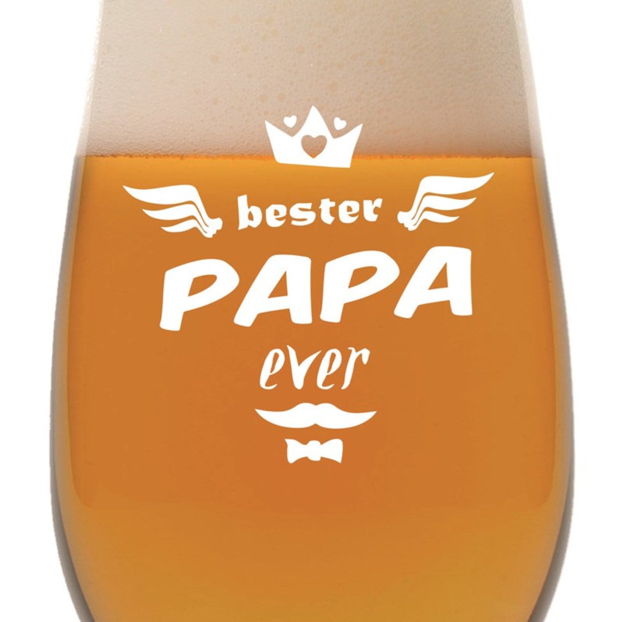 Leonardo Pilstulpe mit Gravur "Bester Papa Ever"