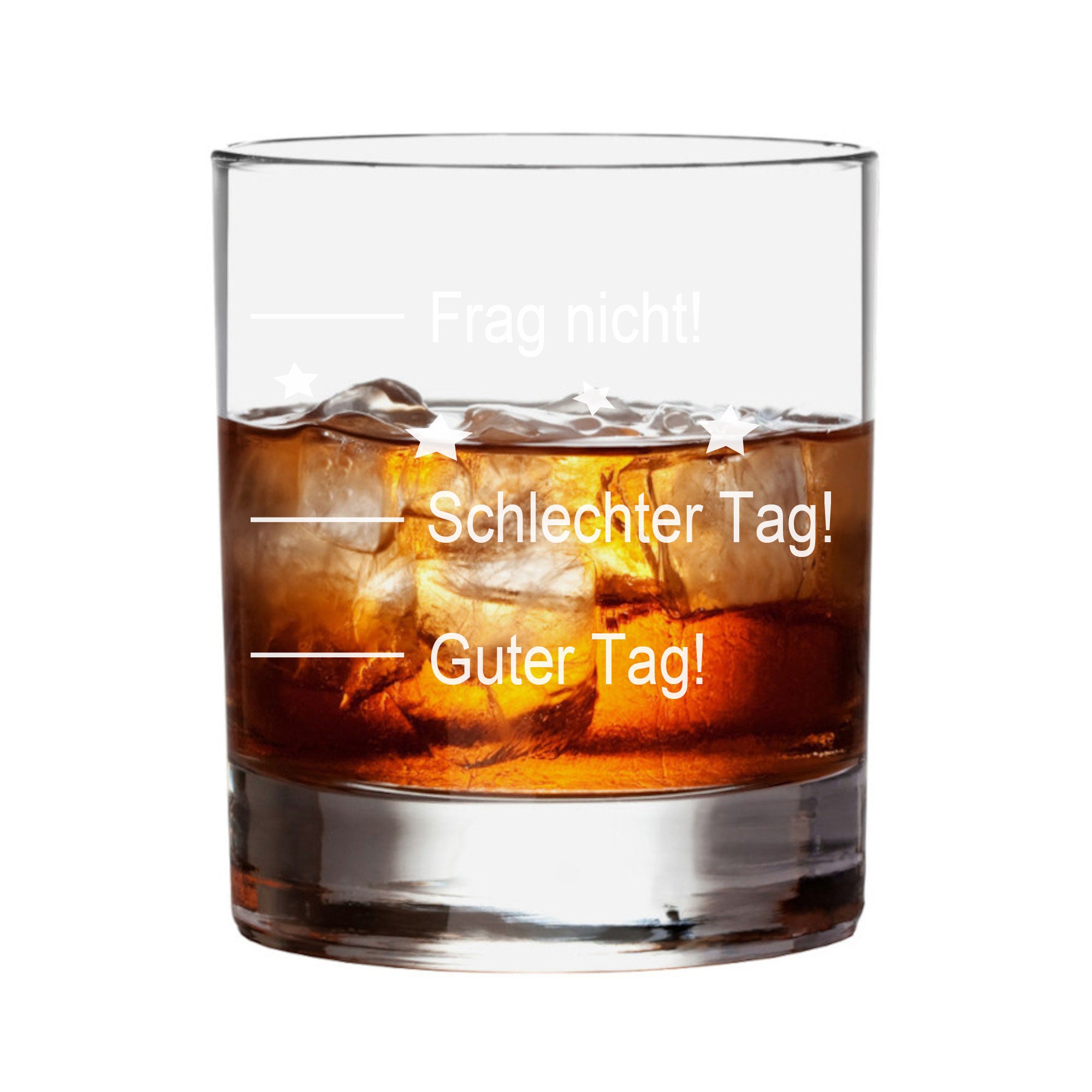 Whiskeyglas Leonardo "guter Tag, schlechter Tag"