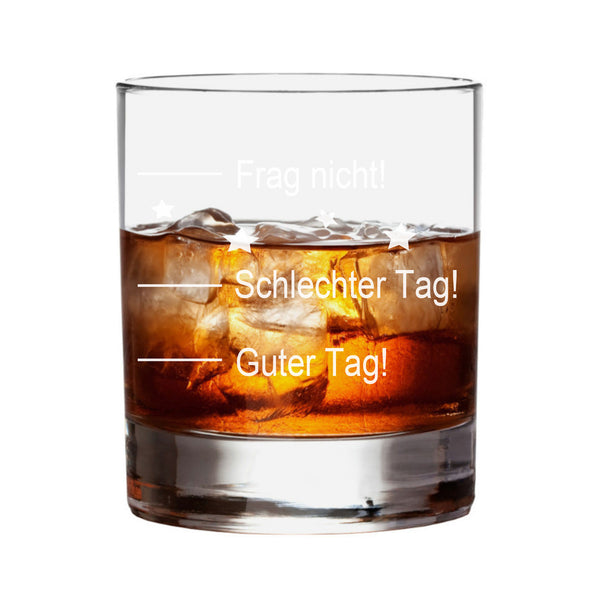 Whiskeyglas Leonardo "guter Tag, schlechter Tag"