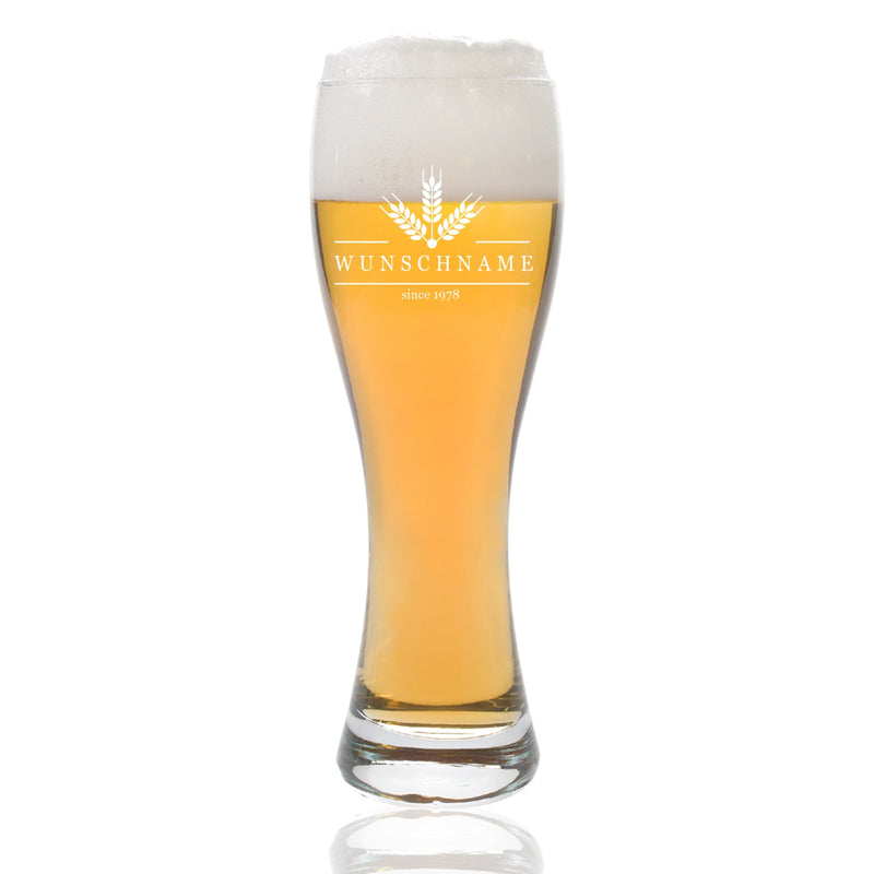 Premium Bierbox mit Leonardo Weizenglas und 0,5l Weizenbier Motiv 01