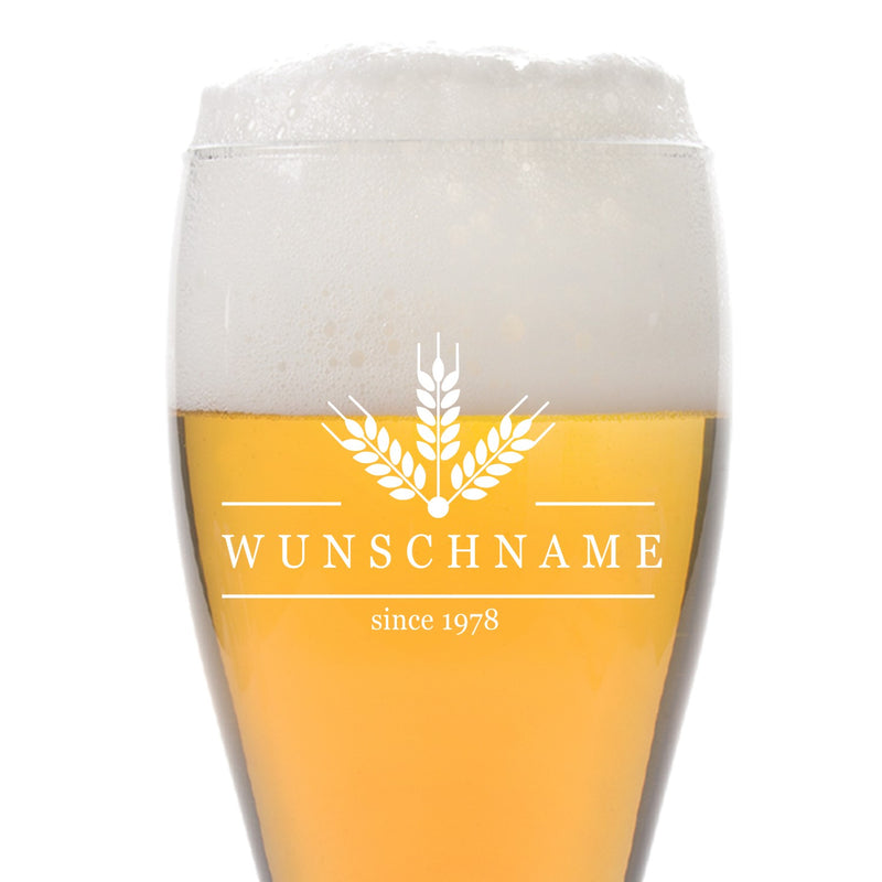 Premium Bierbox mit Leonardo Weizenglas und 0,5l Weizenbier Motiv 01