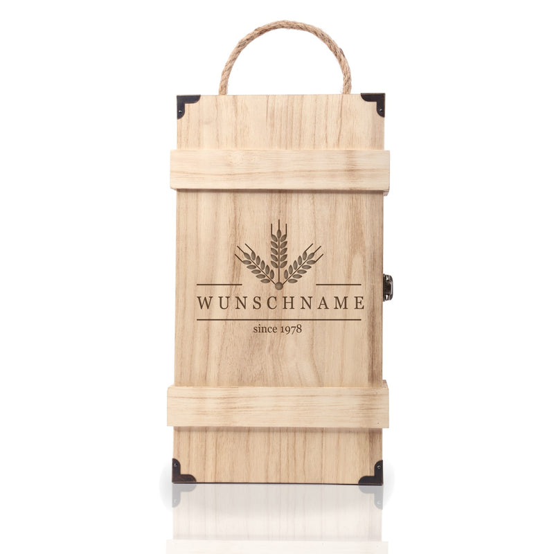 Premium Bierbox mit Leonardo Weizenglas und 0,5l Weizenbier Motiv 01
