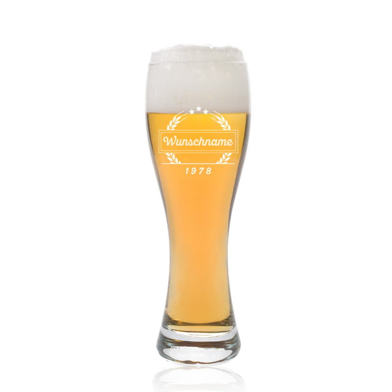 Premium Bierbox mit Leonardo Weizenglas und 0,5l Weizenbier Motiv 05