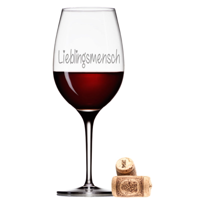 Leonardo Weinglas mit Gravur "Lieblingsmensch"